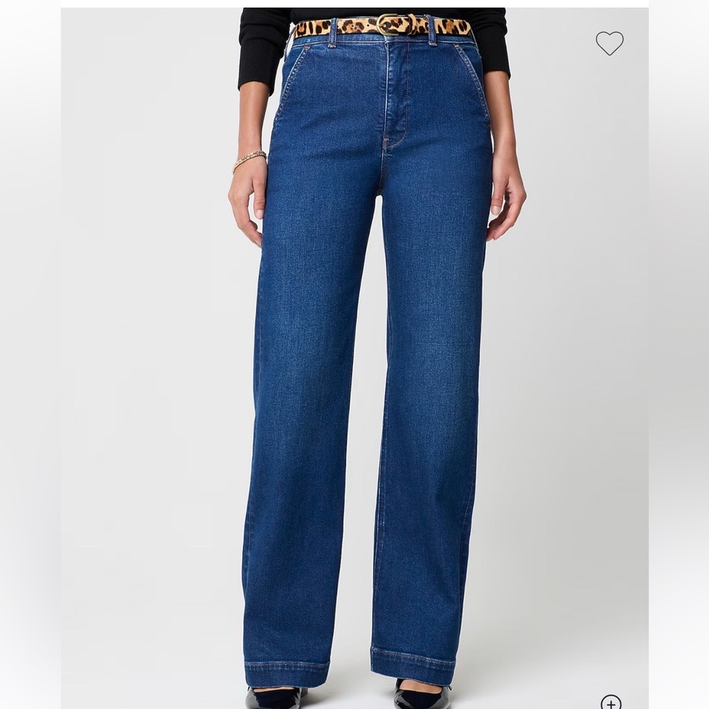 J. Crew Factory Dark Blue Trouser Jeans